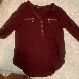 2 Cute Burgundy tops